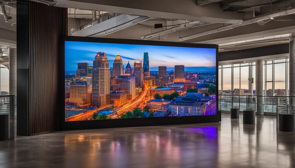 Indoor LED screen in Cincinnati