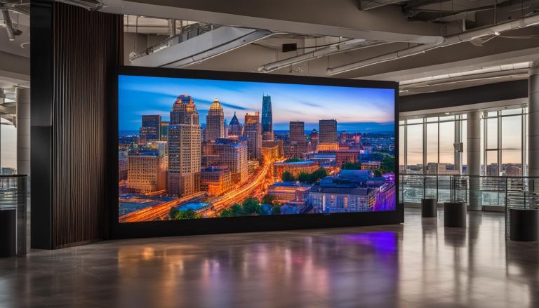 Indoor LED screen in Cincinnati