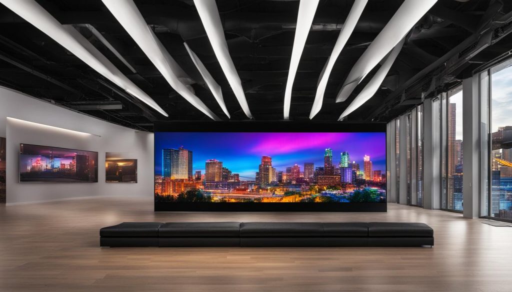 Indoor LED screen in Grand Rapids