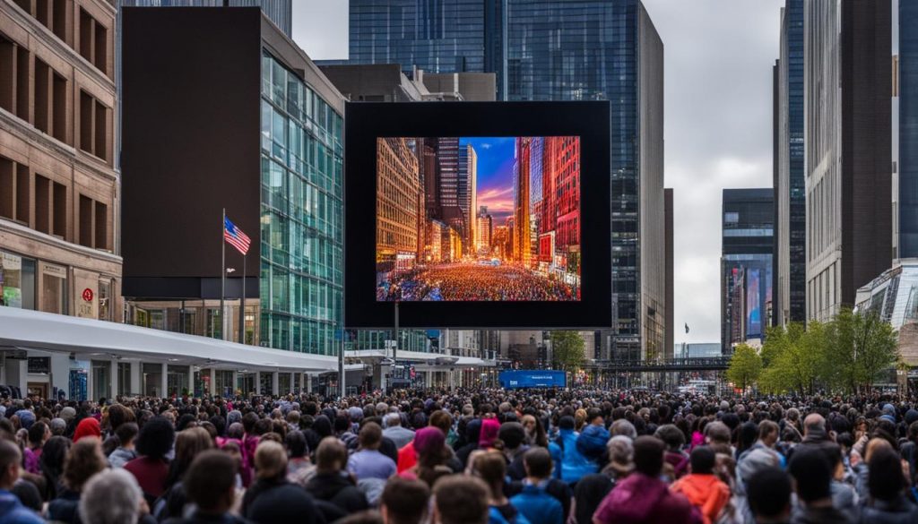 Indoor LED screen in Grand Rapids