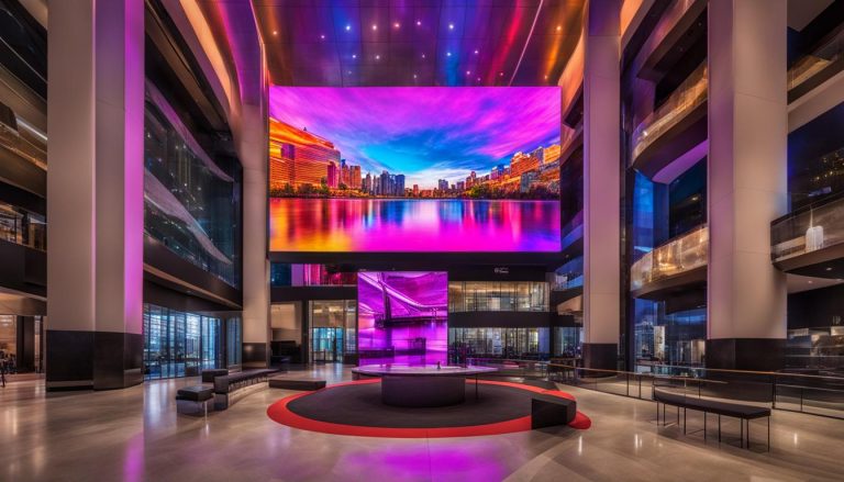 Indoor LED screen in Minneapolis