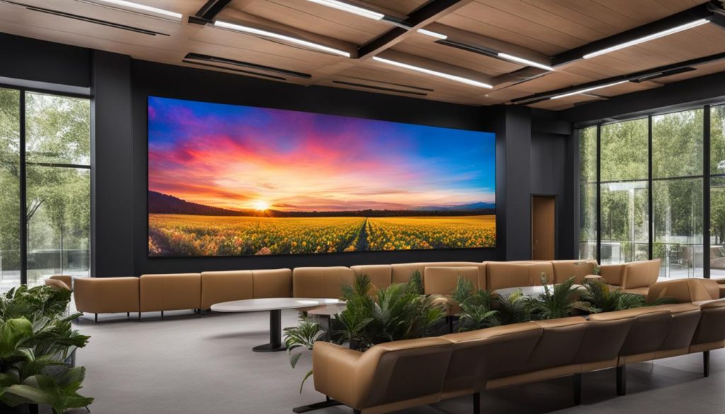 Indoor LED screen in Pittsburgh