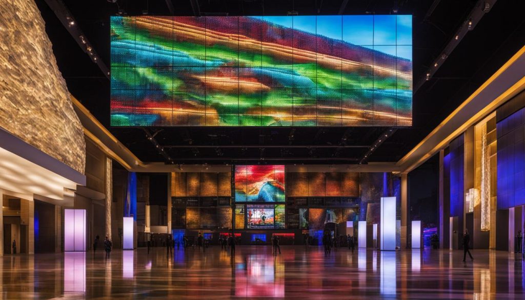 Indoor LED screen in St. Louis Park