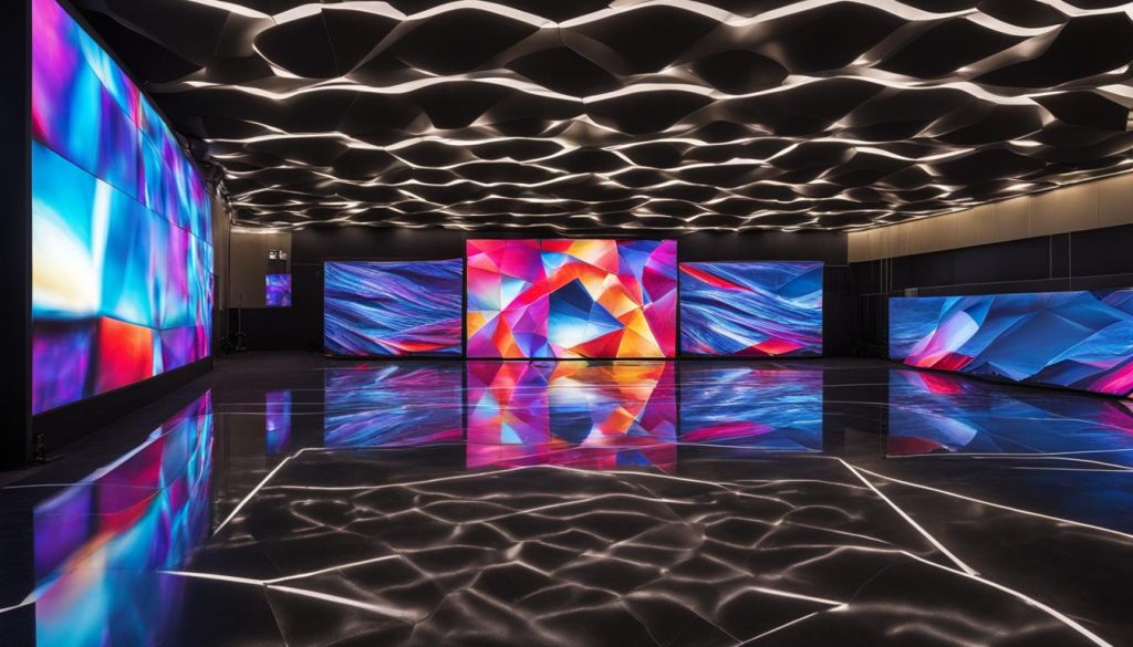 Indoor LED video wall Lansing