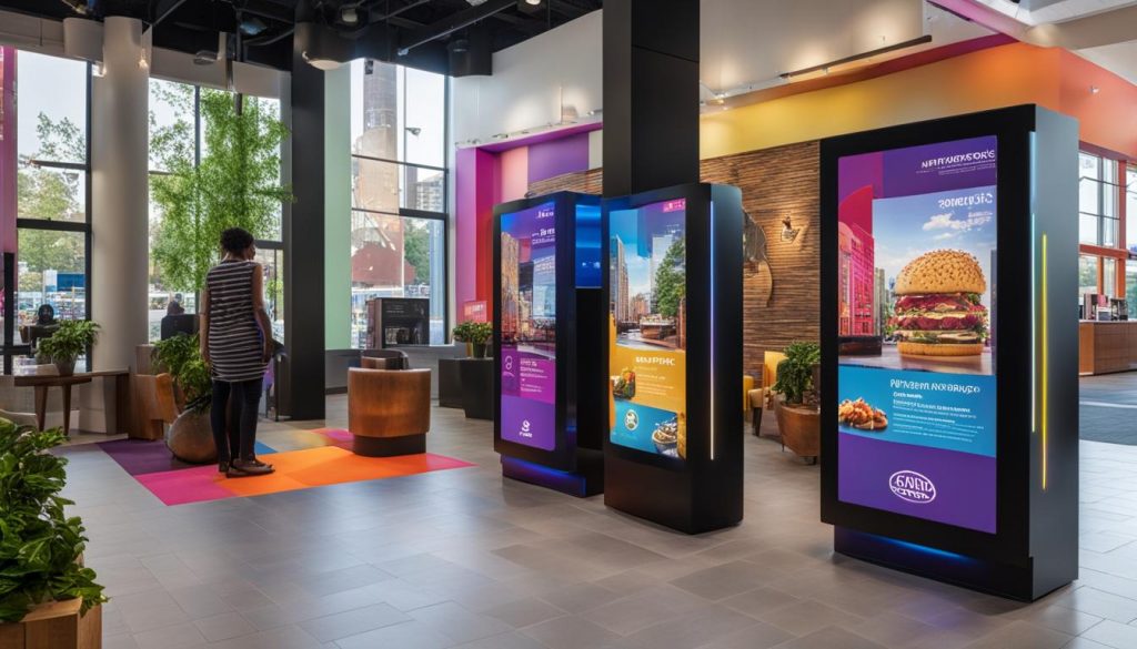 Interactive Kiosks and Indoor Signage