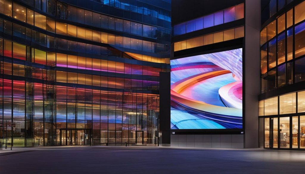 Interactive LED displays and LED video walls