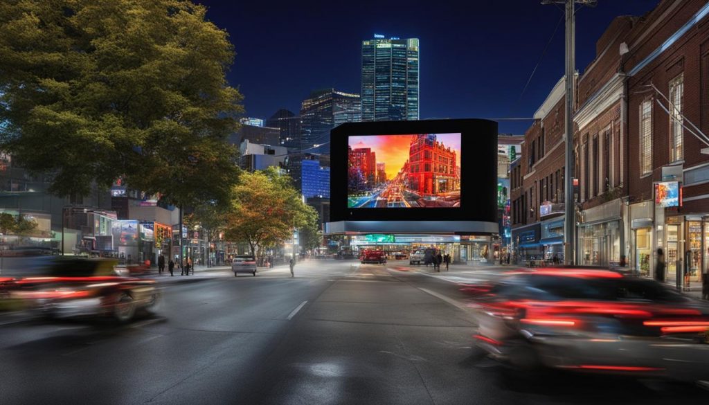 LED Billboard Advertising with Sound & Video Solutions