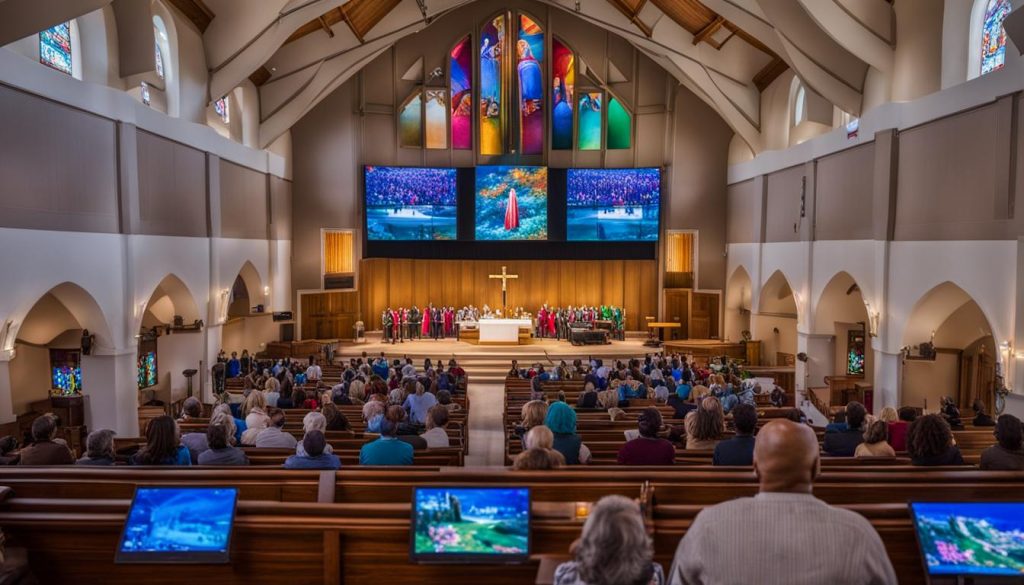 LED Screen for Church in Columbia