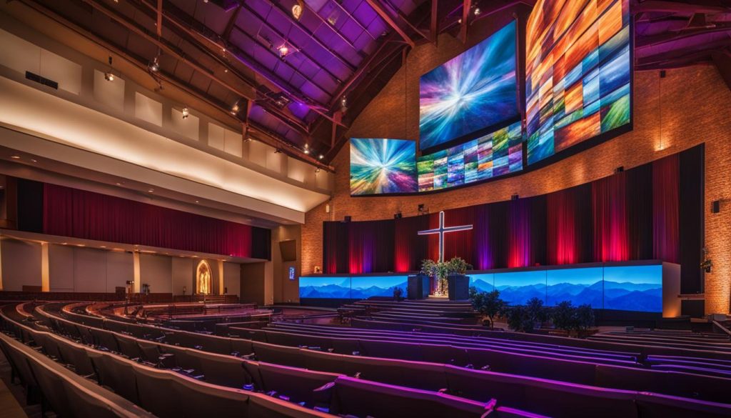 LED Video Wall for Church