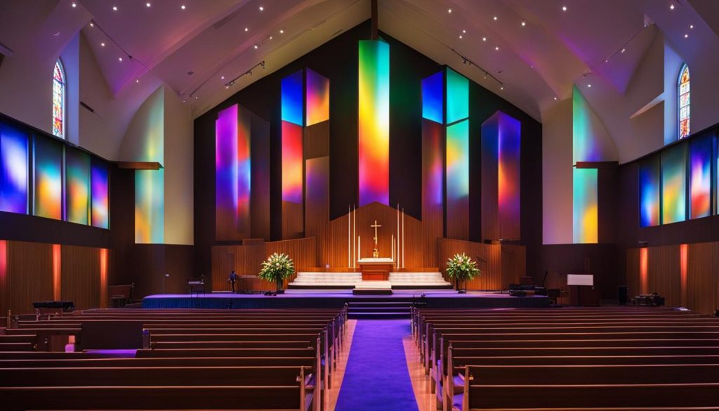 LED Wall Installation for Churches