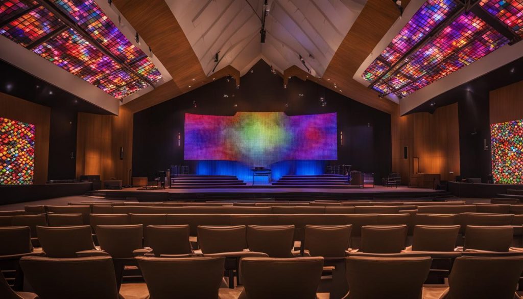 LED Wall for Worship Services