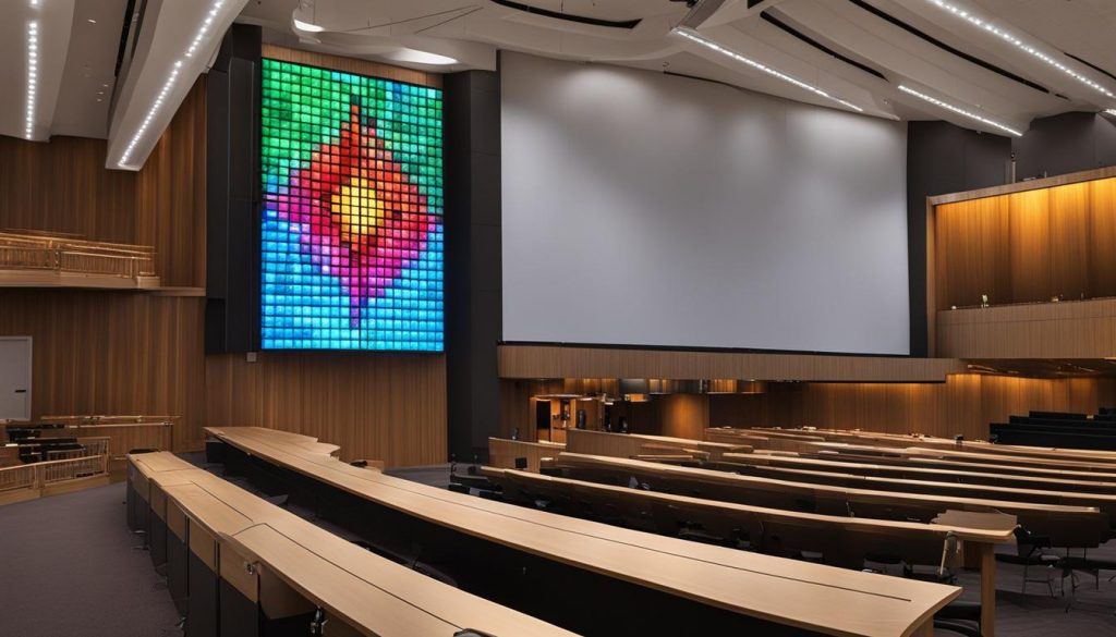 LED display for church in Akron