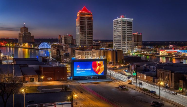 LED display in Memphis