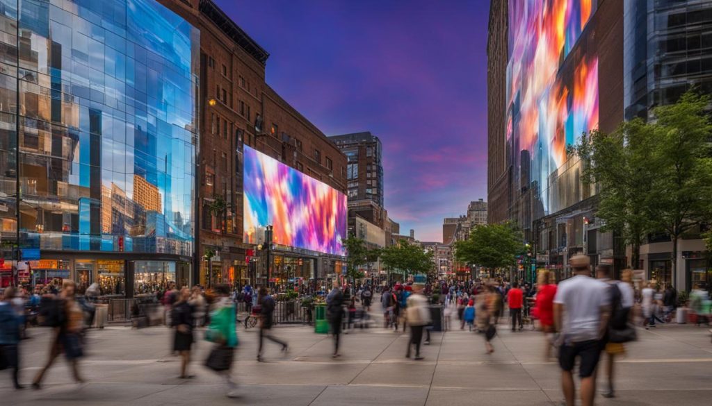 LED display in Rochester