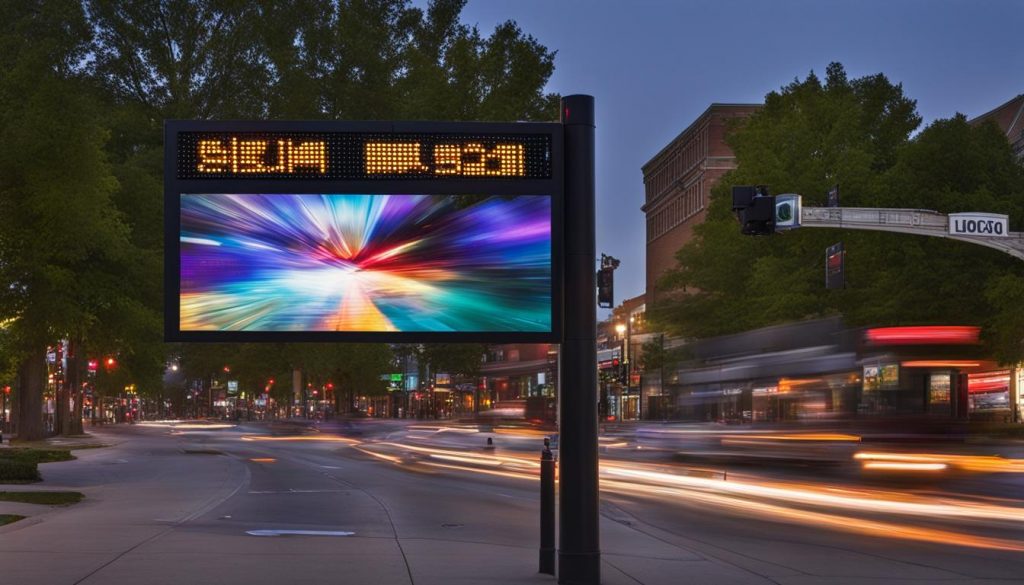 LED display in Sterling Heights