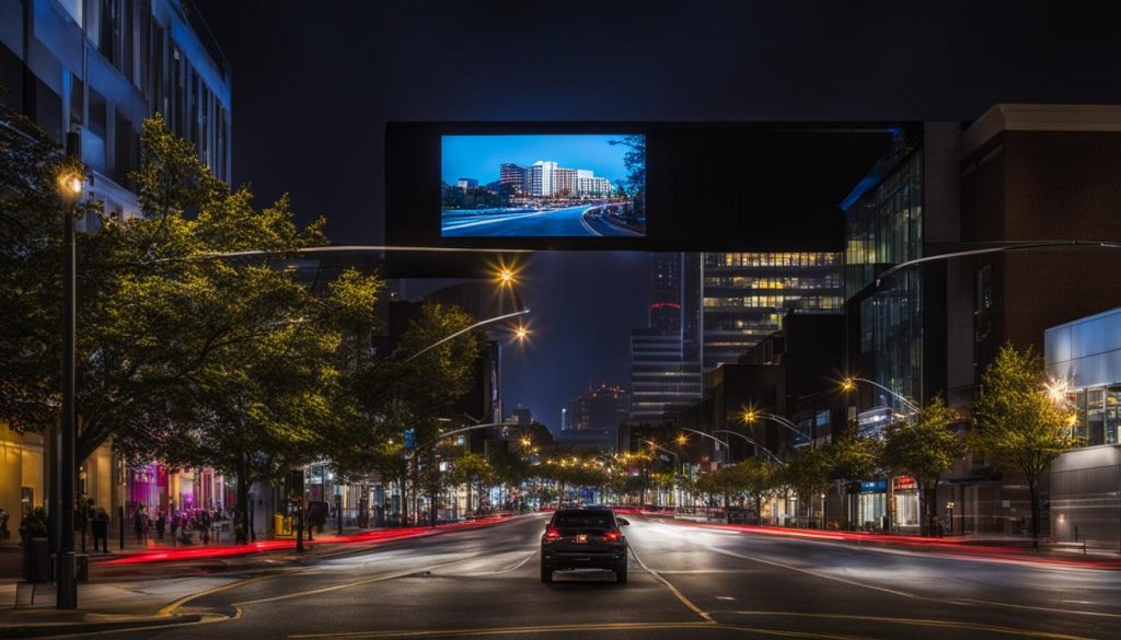 LED display in Towson