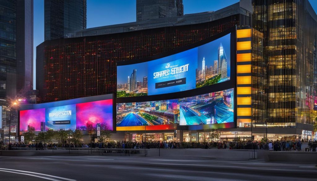 LED screen advertising Southfield