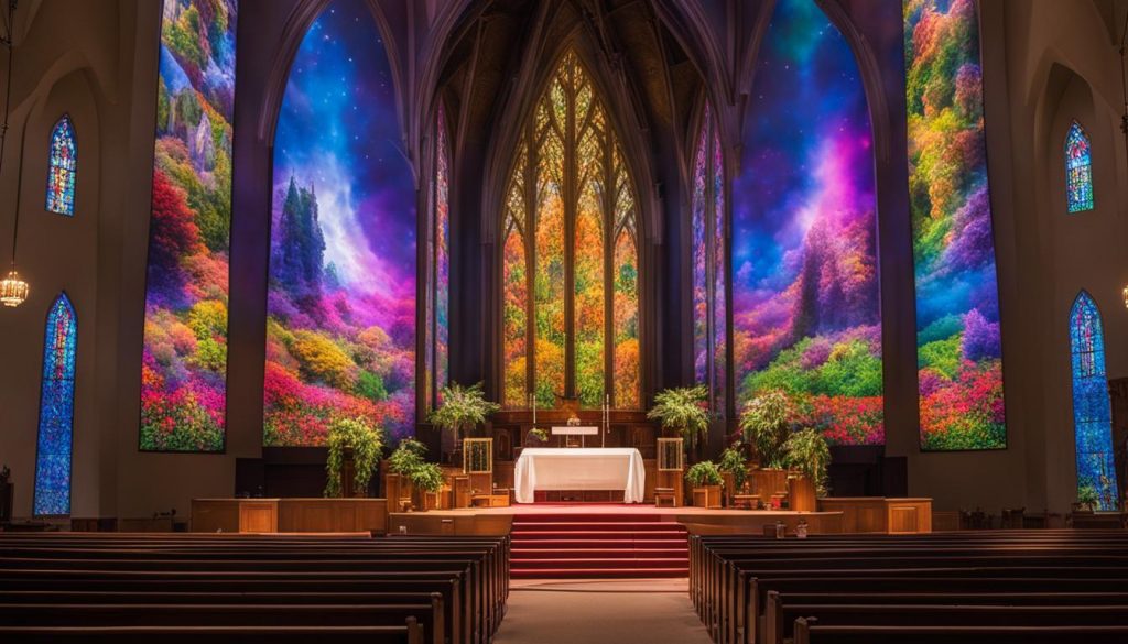 LED screen for church