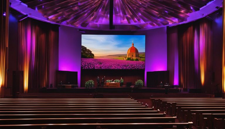 LED screen for church in Altoona