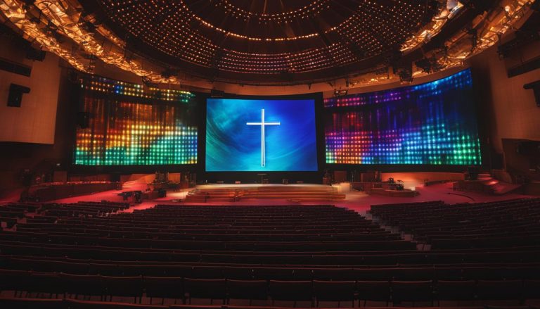 LED screen for church in Brooklyn Park