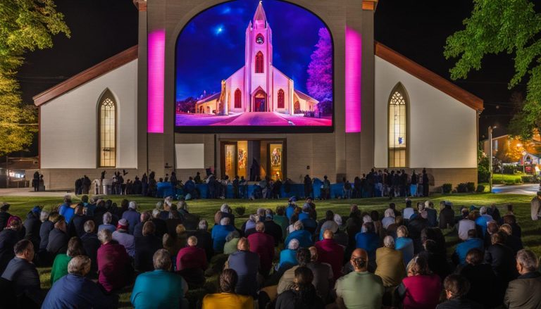 LED screen for church in Catonsville