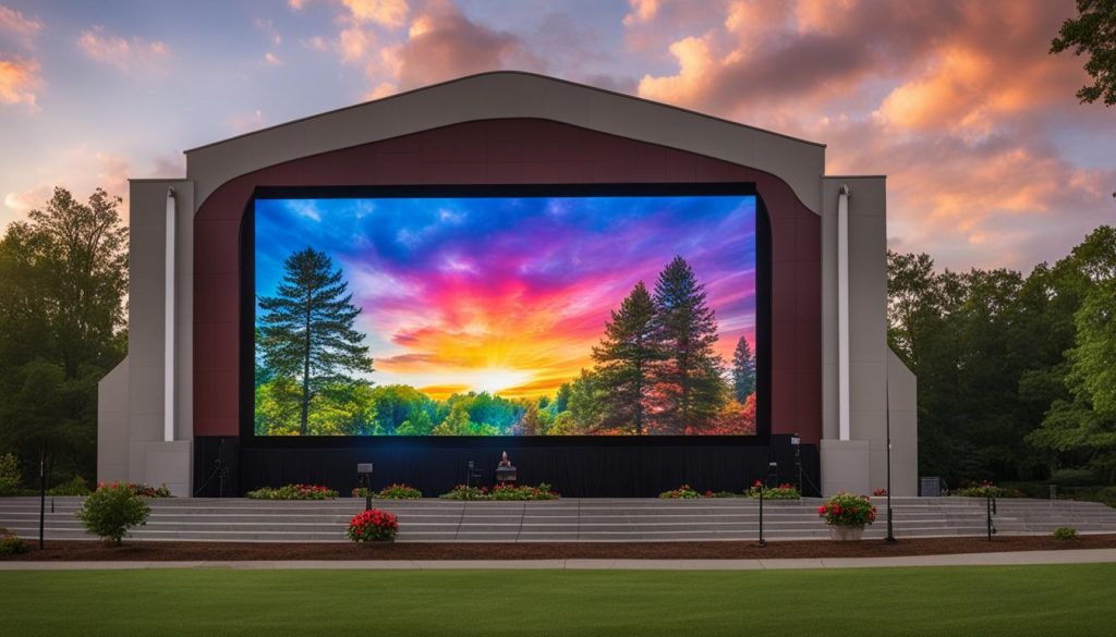 LED screen for church in Columbus