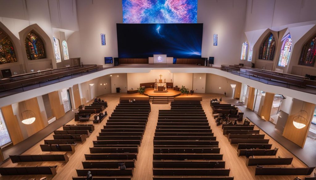 LED screen for church in Elyria