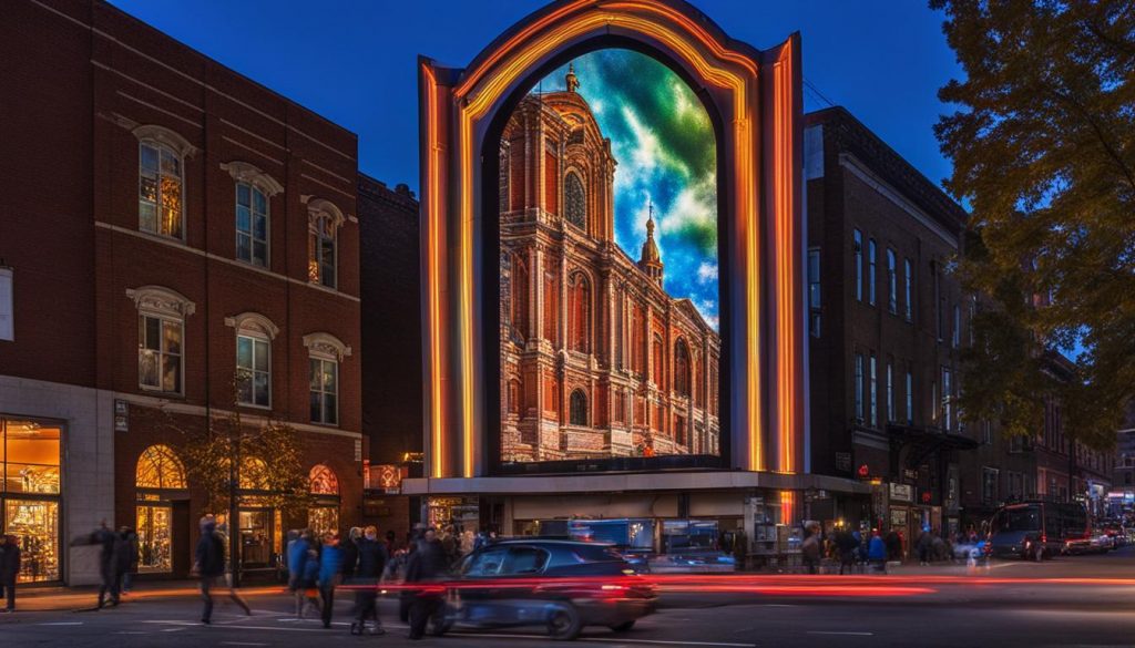 LED screen for church in Elyria