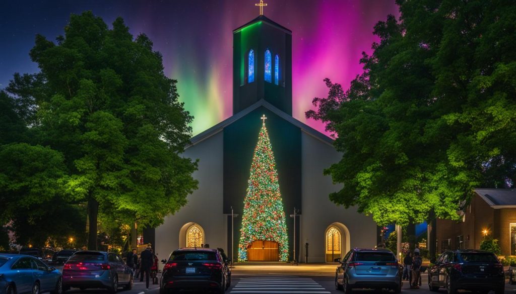 LED screen for church in Germantown