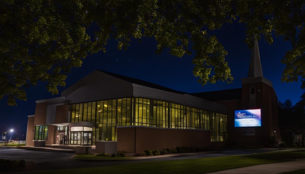 LED screen for church in Glen Burnie