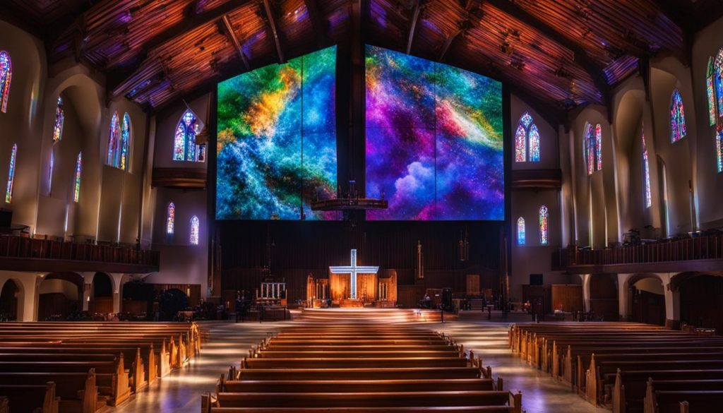 LED screen for church in Greensburg