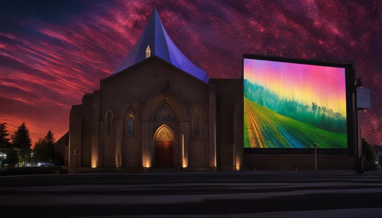 LED screen for church in Hamilton