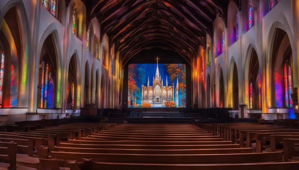 LED screen for church in Harrisburg