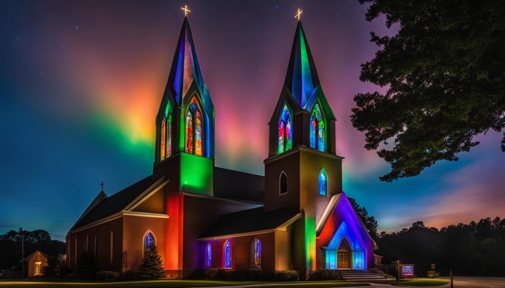 LED screen for church in Hendersonville