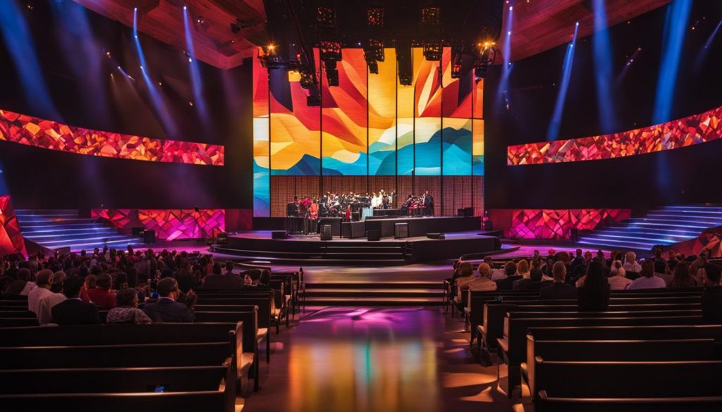 LED screen for church in Memphis