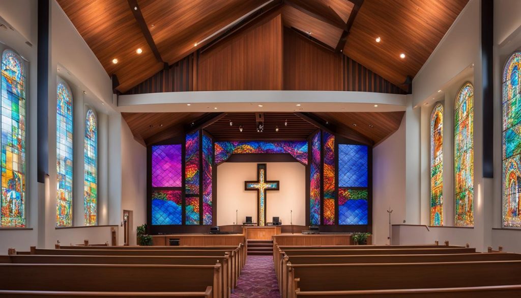 LED screen for church in Minnetonka