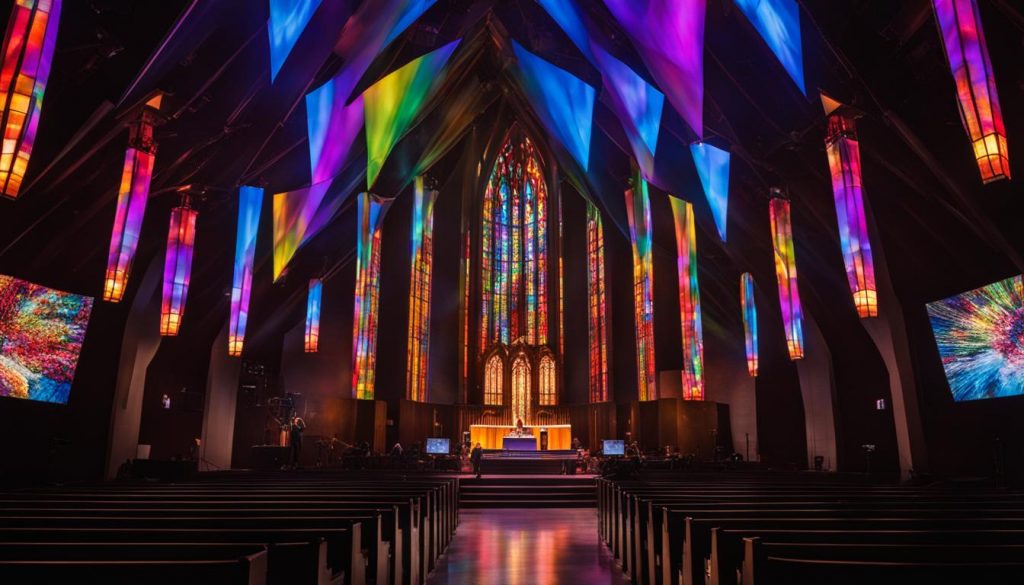 LED screen for church in Nashville