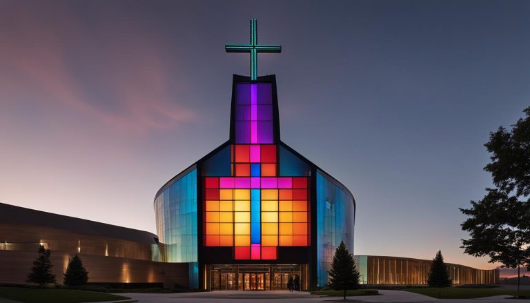 LED screen for church in New Berlin