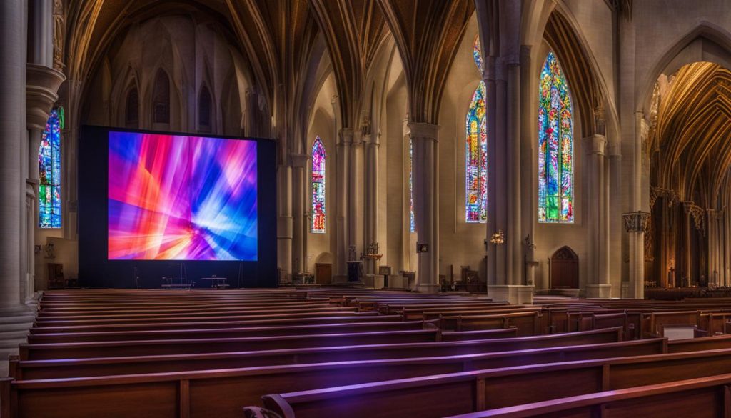 LED screen for church in Saint Cloud