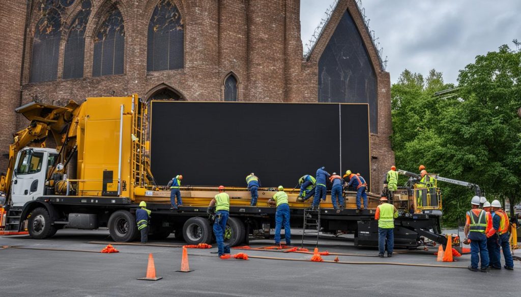 LED screen for church in Scranton