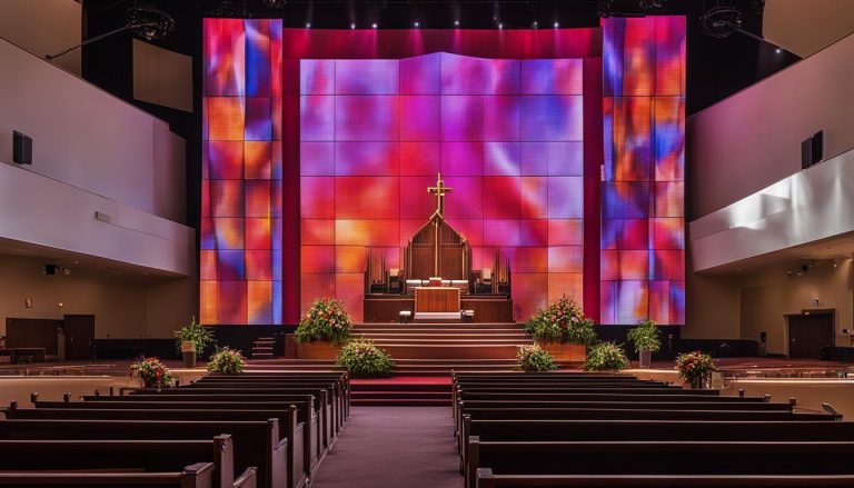 LED screen for church in Springfield