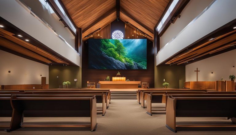 LED screen for church in Wauwatosa