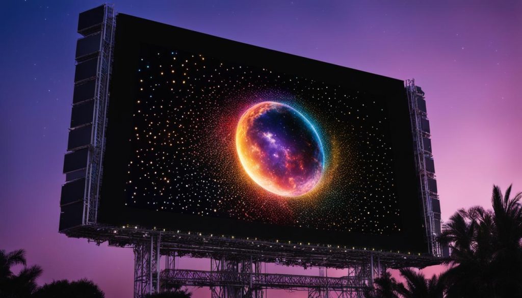 LED screen for events