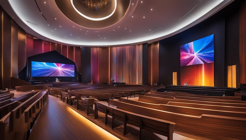 LED screen for worship