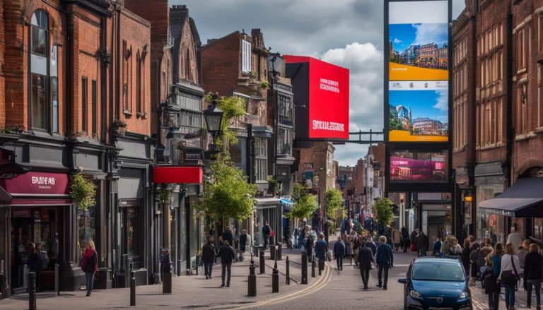 LED screen in Chester