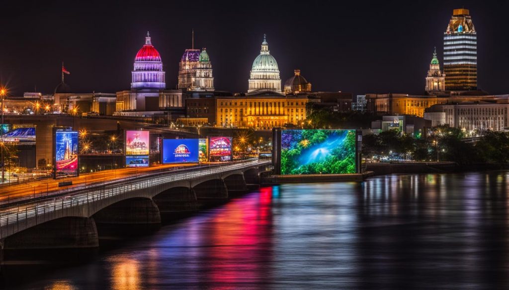 LED screen in Harrisburg