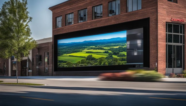 LED screen in Johnson City