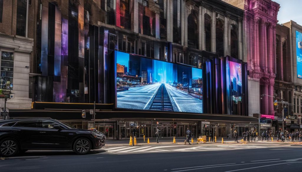 LED screen installation Newark