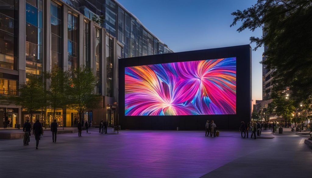 LED screen installation in Silver Spring