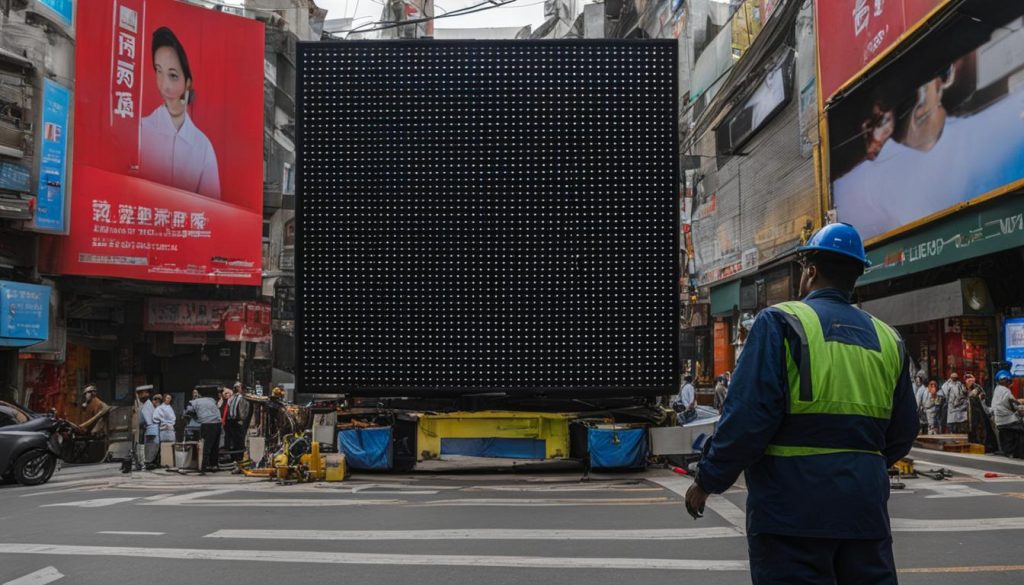 LED screen maintenance and repair